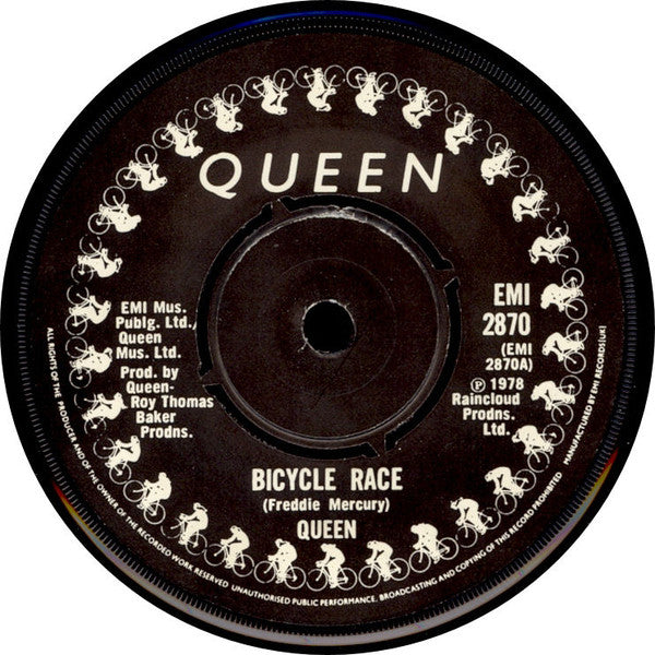 Queen Bicycle Race / Fat Bottomed Girls EMI 1978 - 7"
