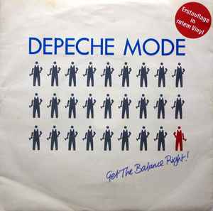 Depeche Mode Get The Balance Right! Mute 1983 - 7" Red