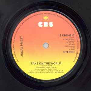 Judas Priest Take On The World CBS 1979 - 7"