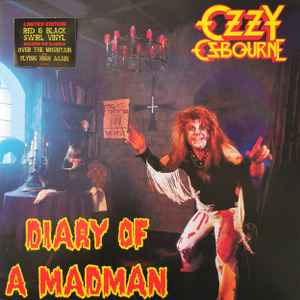 Ozzy Osbourne Diary Of A Madman Epic - Legacy 2021 - LP Limited Edition - Red & Black Swirl