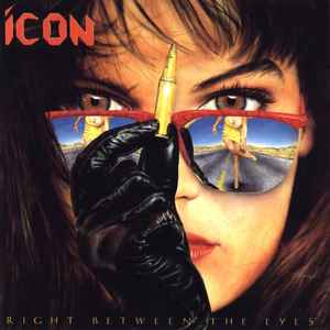 Icon Right Between The Eyes Atlantic - Megaforce Worldwide 1989 - LP