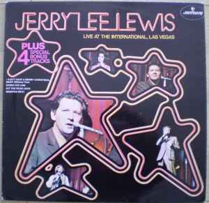 Jerry Lee Lewis - Live At The International, Las Vegas LP, Album Mercury 6338 148 1972 UK