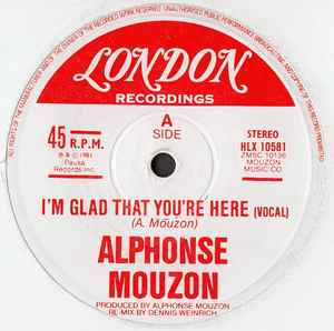 Alphonse Mouzon I'm Glad That You're Here London Records 1981 - 12"