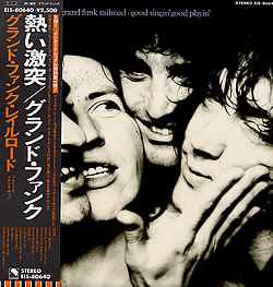 Grand Funk Railroad Good Singin' Good Playin' EMI 1976 - LP