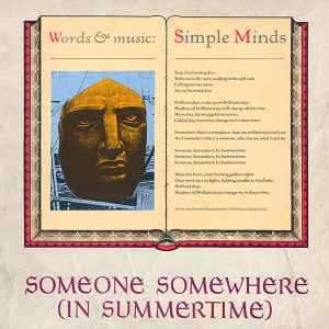 Simple Minds Someone Somewhere (In Summertime) Virgin 1982 - 12"