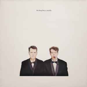 Pet Shop Boys Actually Parlophone 1987 - LP
