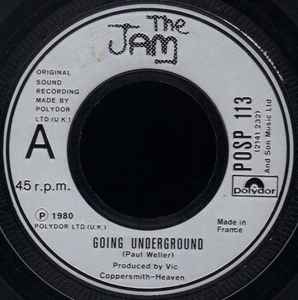 The Jam Going Underground / The Dreams Of Children Polydor 1980 - 7"