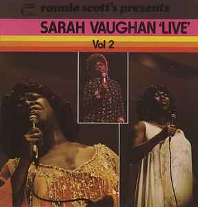 Sarah Vaughan Ronnie Scott's Presents Sarah Vaughan Vol 2 Pye Records 1979 - LP