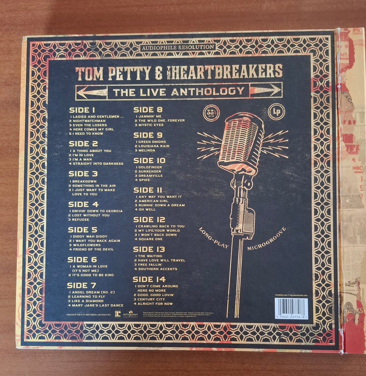 Tom Petty And The Heartbreakers The Live Anthology Reprise Records 2009 - 7xLP - Box