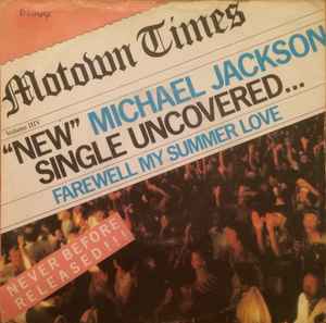 Michael Jackson Farewell My Summer Love Motown 1984 - 7"