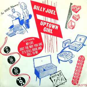 Billy Joel Uptown Girl CBS 1983 - 12" EP