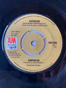 Carpenters Superstar A&M Records 1971 - 7"