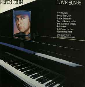 Elton John Love Songs TV Records 1982 - LP