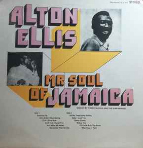 Alton Ellis Backed By Tommy McCook & The Supersonics Mr Soul Of Jamaica Treasure Isle - LP