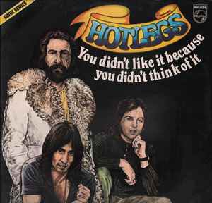 Hotlegs You Didn't Like It Because You Didn't Think Of It Philips - 1976 - LP