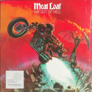 Meat Loaf Bat Out Of Hell Epic - Legacy - Cleveland International Records 2021 - LP Clear