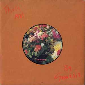 Genesis - "That's All" - Virgin, Charisma - 7" - 1983