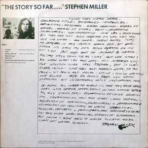 Steve Miller (3) / Lol Coxhill "The Story So Far..." "...Oh Really?" Capitol Records 1974 - LP