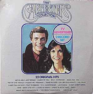 Carpenters The Carpenters Collection AHED 1978 - 2xLP