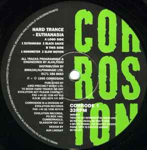 Hard Trance Euthanasia Corrosion 1995 - 12"