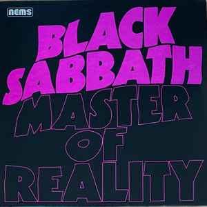 Black Sabbath Master Of Reality NEMS 1976 - LP