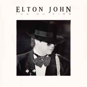 Elton John - Ice On Fire LP, Album, PRS The Rocket Record Company, The Rocket Record Company HISPD 26, 826 213-1 1985 UK