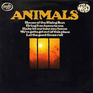 The Animals The Most Of Music For Pleasure 1971 - LP