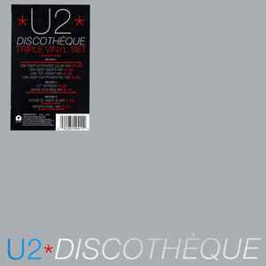 U2 Discotheque Island Records 1997 - 3x12"
