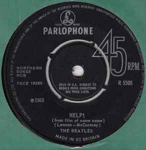 The Beatles - Help! - Parlophone - 7" - 1965