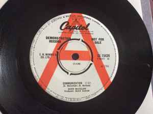 David McCallum Communication Capitol Records 1966 - 7" Promo