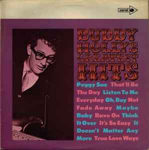Buddy Holly Buddy Holly's Greatest Hits Coral - LP Mono