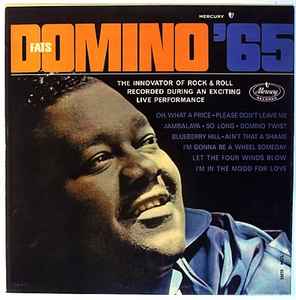Fats Domino - Fats Domino '65 LP, Album, Mono Mercury 20070 MCL 1965 UK