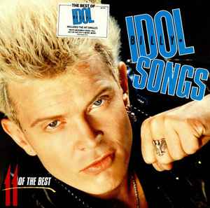 Billy Idol Idol Songs - 11 Of The Best Chrysalis 1988 - LP
