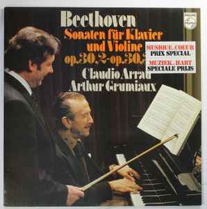 Ludwig van Beethoven, Arthur Grumiaux, Claudio Arrau - Sonaten Für Klavier Und Violine Op.30,2 -Op 30,3 LP, Album Philips 9500 220 1976 Netherlands