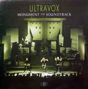 Ultravox - Monument The Soundtrack LP, Album Chrysalis CUX 1452 1983 UK