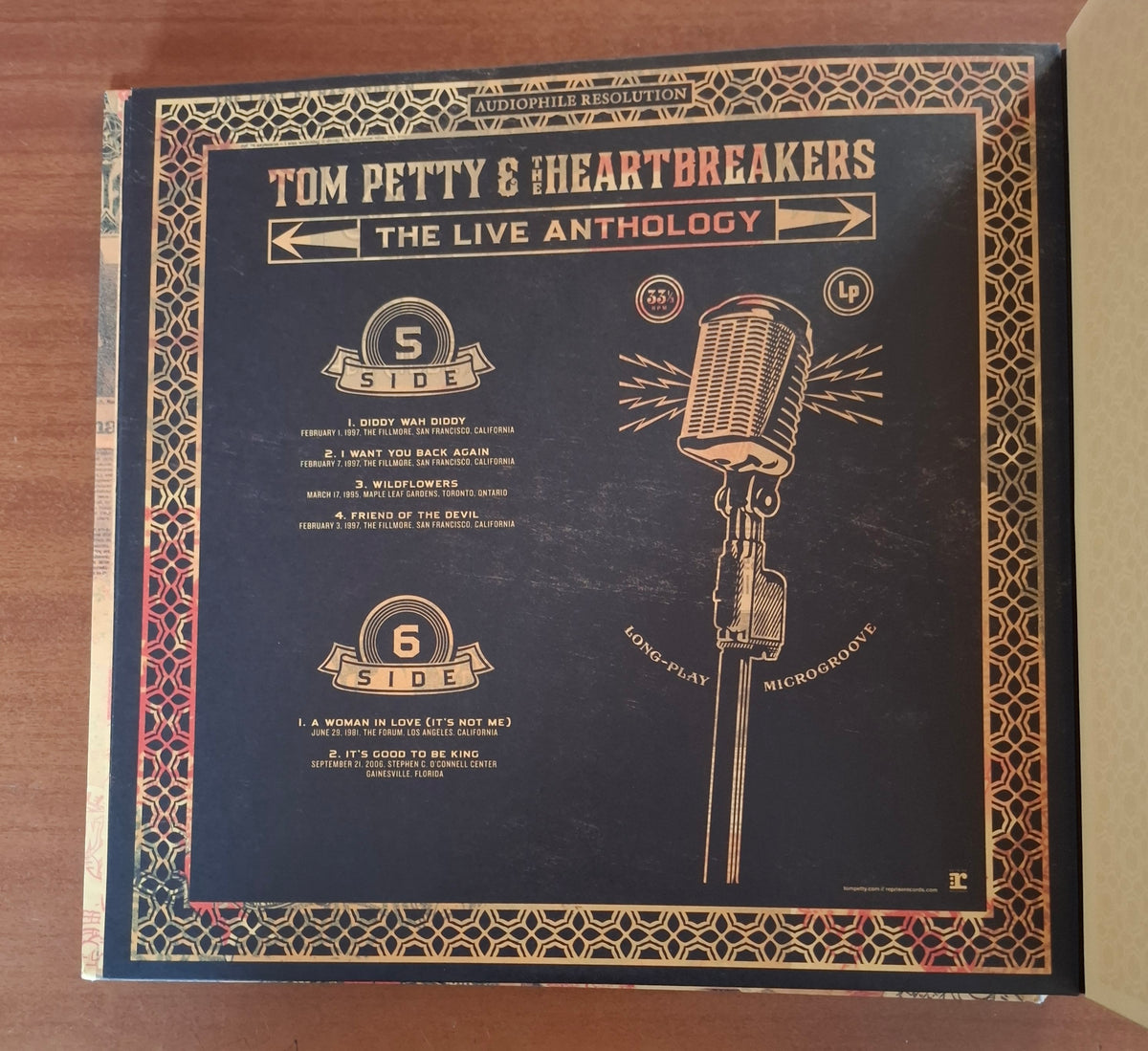 Tom Petty And The Heartbreakers The Live Anthology Reprise Records 2009 - 7xLP - Box